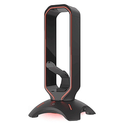 Stand p/ Auscultadores Headset Vanad 500 LED (Preto) - GENESIS