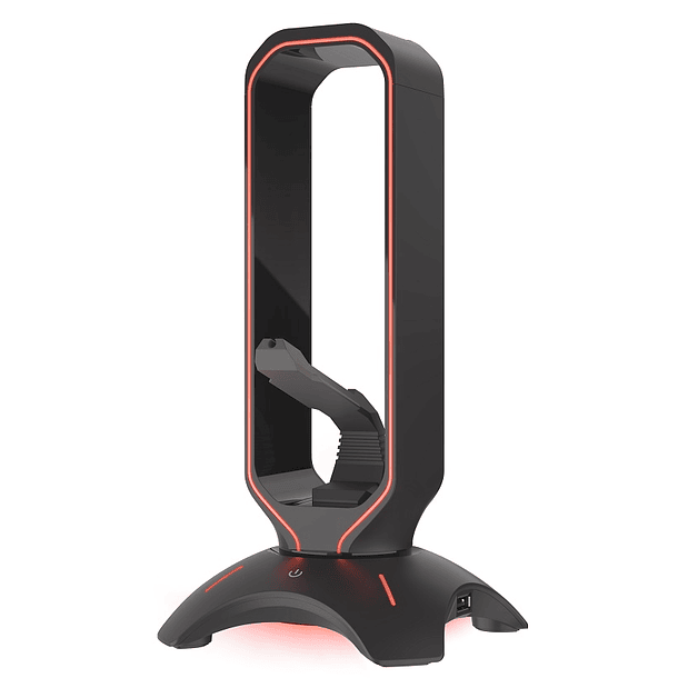 Stand p/ Auscultadores Headset Vanad 500 LED (Preto) - GENESIS 2
