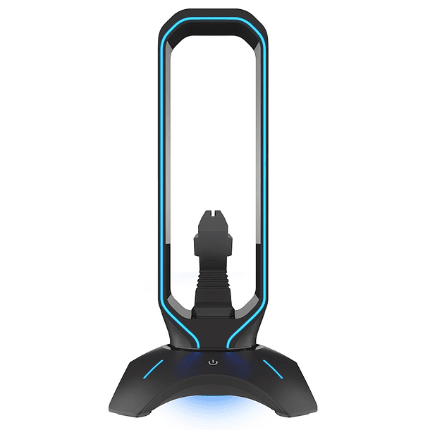 Stand p/ Auscultadores Headset Vanad 500 LED (Preto) - GENESIS 3