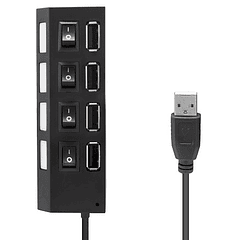 HUB USB 4 Portas ON-OFF c/ Alimentação