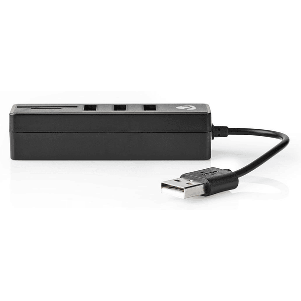 HUB USB2.0 3 Portas c/ Leitor Cartões SD/microSD - NEDIS 3