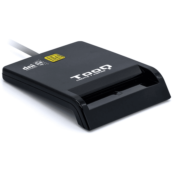Leitor SmartCard p/ Cartões Identificação/Cidadão/DNI USB2.0 (Preto) - TooQ 3
