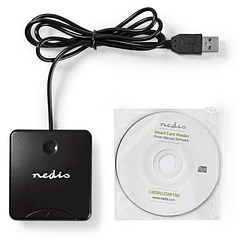 Leitor USB2.0 SmartCard de Cartões Identificação/Cidadão - NEDIS