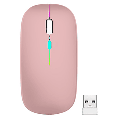 Rato s/ Fios Bluetooth (Rosa)