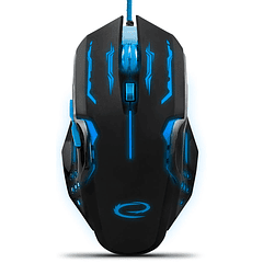 Rato Óptico 6D USB 6 Botões 2400DPI GAMES (APACHE BLUE) - ESPERANZA