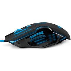 Rato Óptico 6D USB 6 Botões 2400DPI GAMES (APACHE BLUE) - ESPERANZA