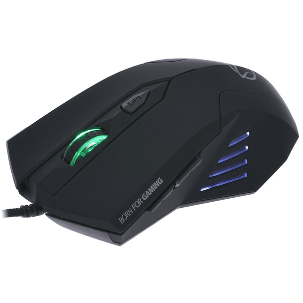 Rato Óptico USB GAMING LED RGB 800~2400 DPI - MANTA 1