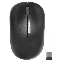 Rato Óptico 1200 DPI Office Wireless W188 (Preto) - FANTECH