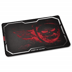 Tapete Gaming Smokey Skull Médio Vermelho - SPIRIT OF GAMER