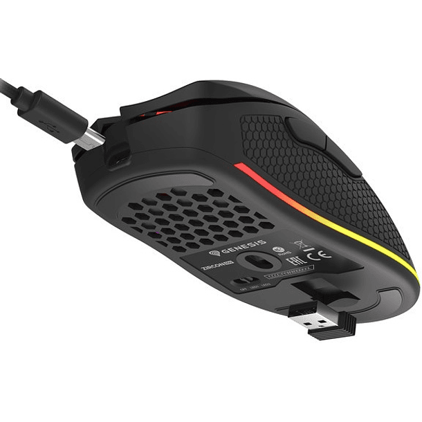 Rato Gaming Zircon 550 Wireless (Preto) - GENESIS 3