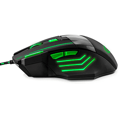 Rato Óptico 7D USB 7 Botões 2400DPI GAMES (WOLF GREEN) - ESPERANZA