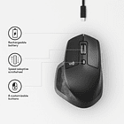 Rato MX Master 2S RF Wireless 1000 DPI Grafite - LOGITECH 4