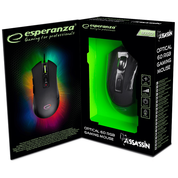 Rato Óptico USB Gaming 6D ASSASSIN RGB - ESPERANZA 4