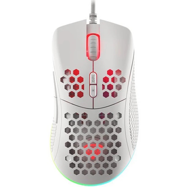 Rato Gaming RGB Krypton 555 (Branco) - GENESIS 1