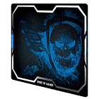 Tapete Gaming Smokey Skull Médio Azul - SPIRIT OF GAMER 1