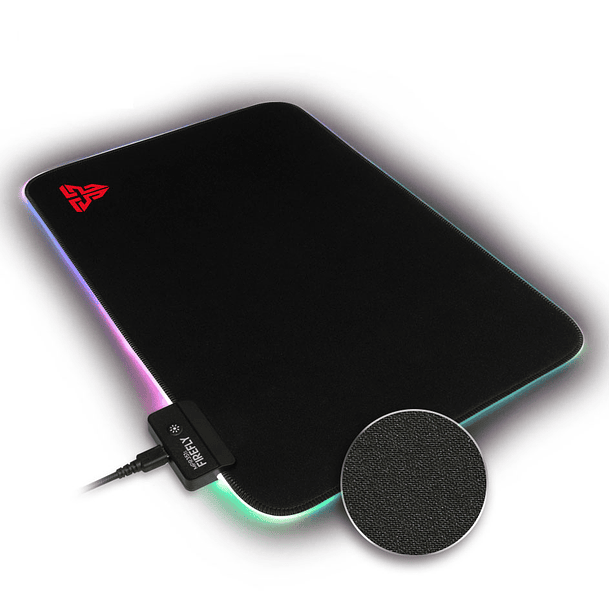 Tapete de Rato Firefly MPR351s RGB 35 x 25cm (Preto) - FANTECH 3