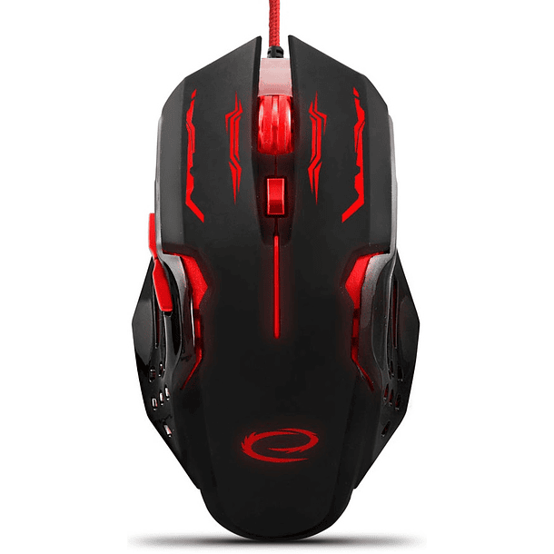 Rato Óptico 6D USB 6 Botões 2400DPI GAMES (APACHE RED) - ESPERANZA 1
