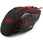 Rato Óptico 6D USB 6 Botões 2400DPI GAMES (APACHE RED) - ESPERANZA 3