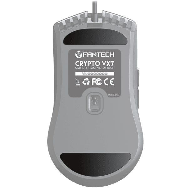 Rato Crypto VX7 Space Edition 8000 DPI RGB (Branco/Cinza) - FANTECH 2