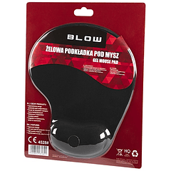 Tapete Preto p/ Rato com Apoio de Pulso - BLOW