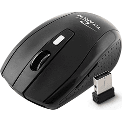 Rato Óptico USB s/ Fios 2,4GHz 1600DPI (6 Botões) - TITANUM