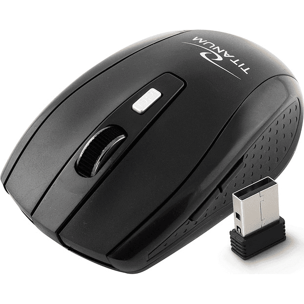 Rato Óptico USB s/ Fios 2,4GHz 1600DPI (6 Botões) - TITANUM 1
