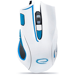Rato Óptico 7D USB 7 Botões 2400DPI GAMES (HAWK WHITE-BLUE) - ESPERANZA