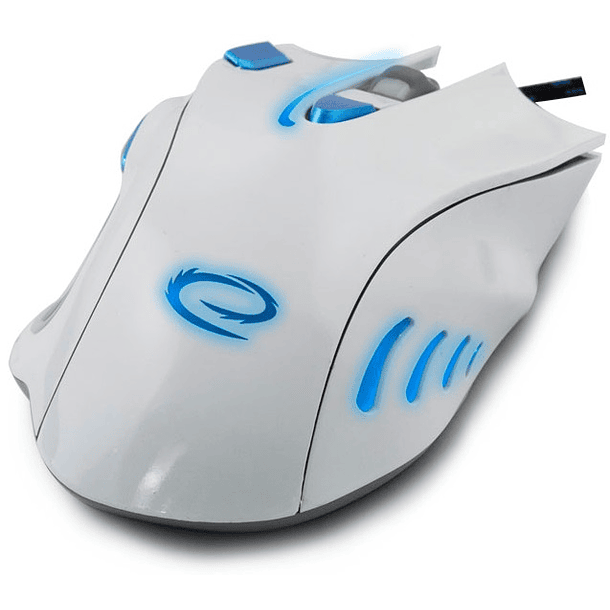Rato Óptico 7D USB 7 Botões 2400DPI GAMES (HAWK WHITE-BLUE) - ESPERANZA 3