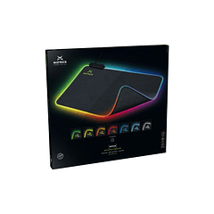 Tapete Gaming 45x40cm RGB (Preto) - MATRICS