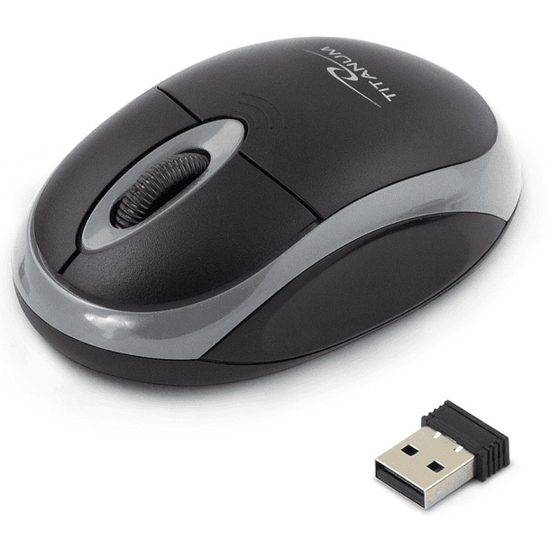Rato Óptico s/ Fios 1000 DPI USB (Preto/Cinza) - ESPERANZA 1