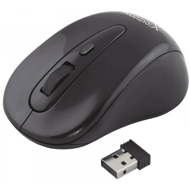 Rato Óptico USB s/ Fios (3D) 2.4GHz Preto - MAVERICK 1