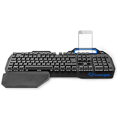 Teclado Mecânico Gaming RGB Design Metálico - NEDIS