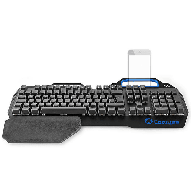 Teclado Mecânico Gaming RGB Design Metálico - NEDIS 1