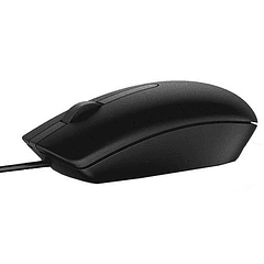 Rato Óptico USB 1000dpi (Preto) - Dell Optical Mouse MS116