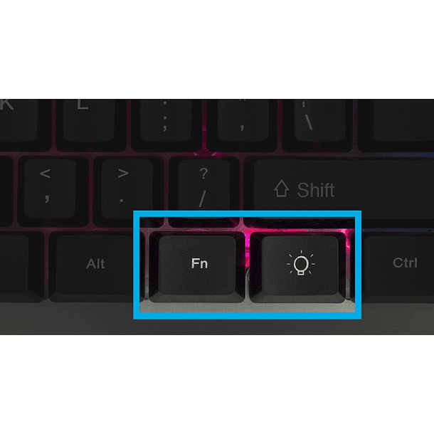 Teclado PT Gaming USB c/ Iluminação RGB PT - EWENT 2