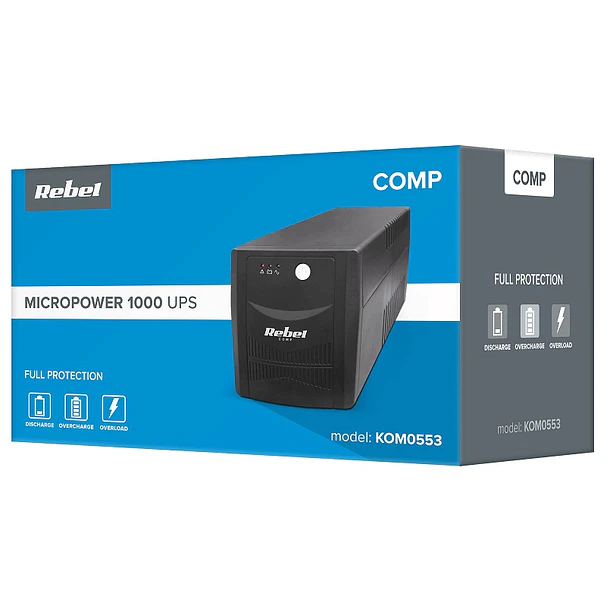 UPS 1000VA / 600W - REBEL 3