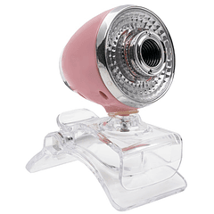 WebCam 32MP HD (Prateado/Rosa)