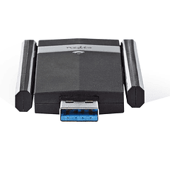 Adaptador USB Wireless Dual Band (Alta Potência) AC1200 - NEDIS