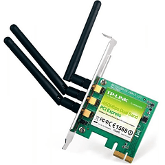 Placa Rede Wireless N Dual Band PCI-e 450Mbps - TP-LINK
