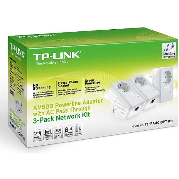 Power Lines (x3) Nano 500Mbps - TP-LINK 2