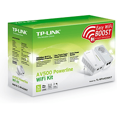 Power Lines 500Mbps c/ Acess Point Wireless N 500Mbps - TP-LINK