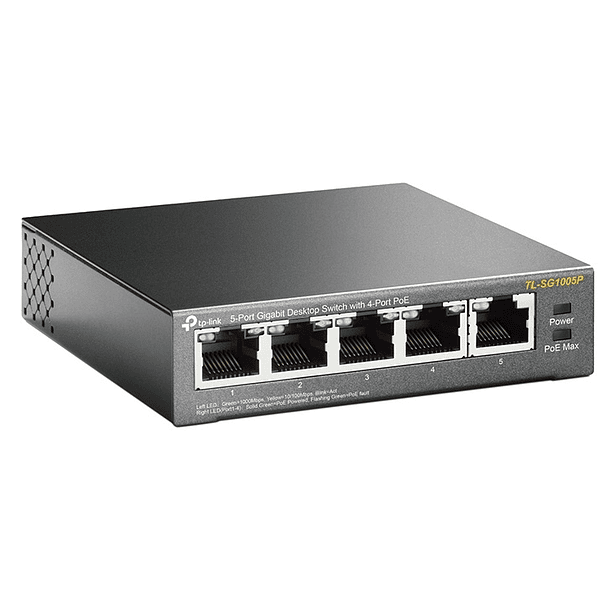 Switch Gigabit Desktop 5 Portas 4-PoE - TP-LINK 2
