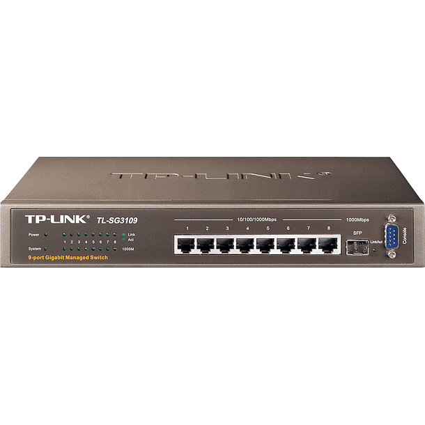 Switch 8 Portas Gigabit + 1 SFP - TP-LINK 