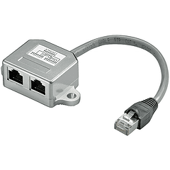 Distribuidor / Switch Duplo RJ45 - GOOBAY