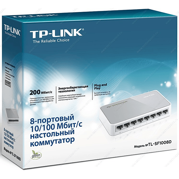 Switch 8P 10/100Mbps - TP-LINK 3