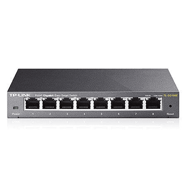 Switch 8 Portas Gigabit Smart - TP-LINK 