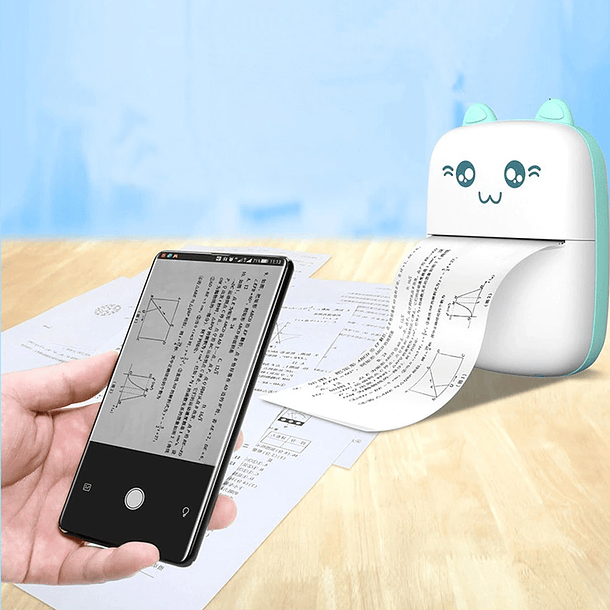 Mini Impressora Térmica Bluetooth KatPrint (Azul) 2