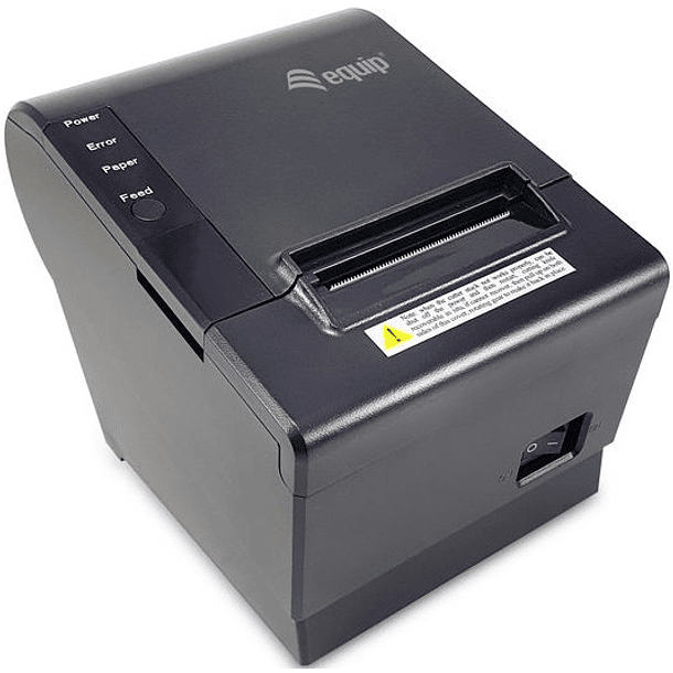 Impressora Térmica de Recibos POS de 58 mm c/ USB / Ethernet / Gaveta de Dinheiro - EQUIP 1