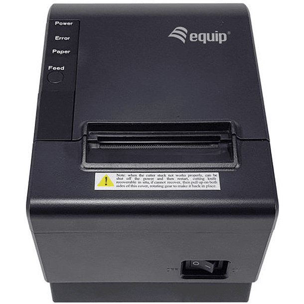 Impressora Térmica de Recibos POS de 58 mm c/ USB / Ethernet / Gaveta de Dinheiro - EQUIP 2