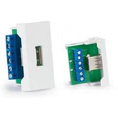 Conector USB A Fêmea p/ Painel Ligação 1/2 - FONESTAR